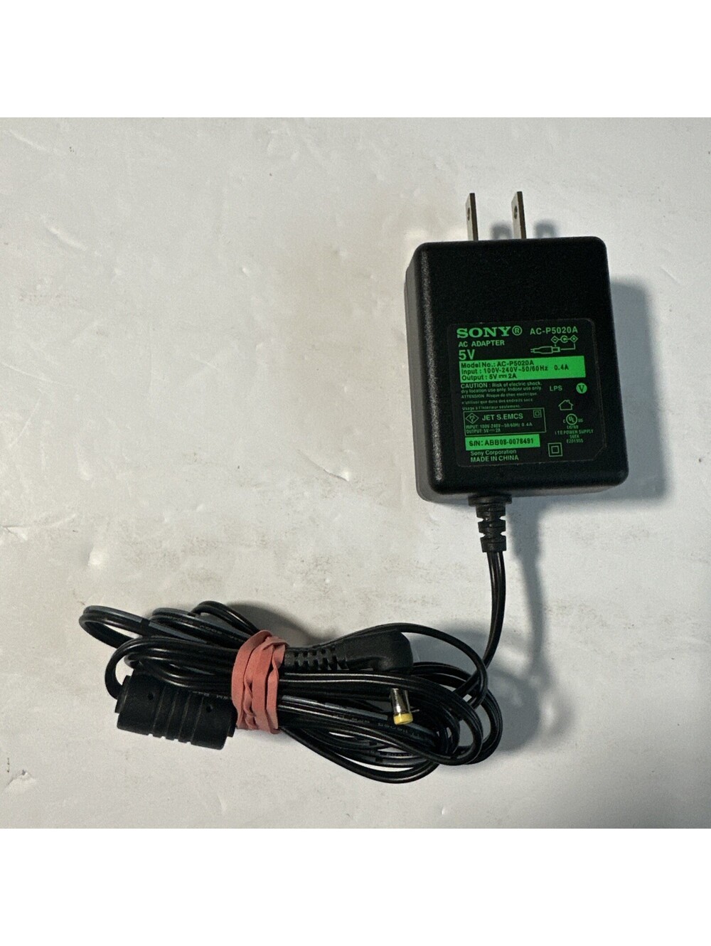Sony AC-P5020A 5V 2A AC Adapter Power Supply @2N Tested